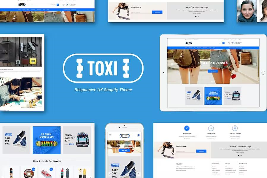 TOXI – RESPONSIVE UX SHOPIFY THEME